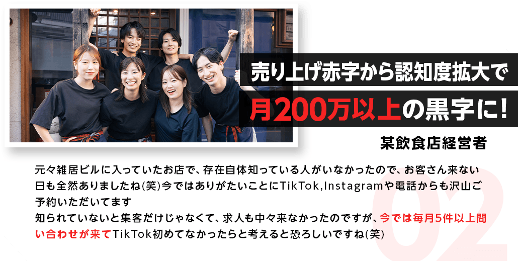 月200万以上の黒字に！